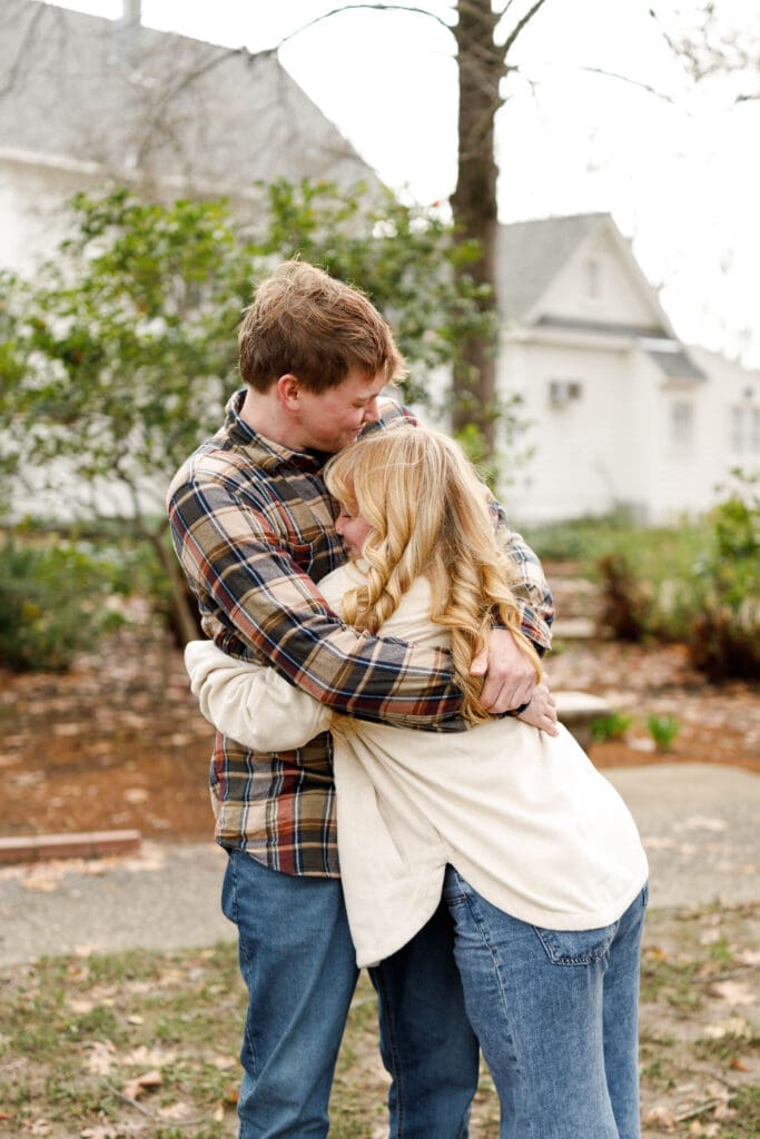 young couple photos 2025 Kayla Crismon Photography at the Lott Home Oroville Ca